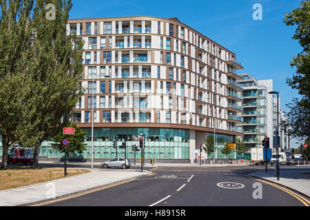 Hale Village Ferienwohnungen in Tottenham Hale in London, England Vereinigtes Königreich Großbritannien und Nordirland Stockfoto