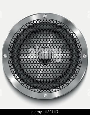 Icon-Lautsprecher-Vektor. Audio-Lautsprecher. Stock Vektor