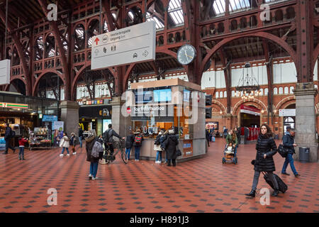Kopenhagen zentrale-Station Stockfoto