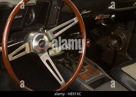 Armaturenbrett des Jahres 1969 Chevrolet Camaro Stockfoto
