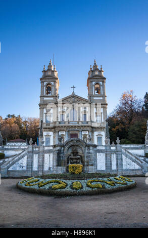 Wallfahrtskirche Bom Jesus Monte-Kirche in Braga, Portugal Stockfoto