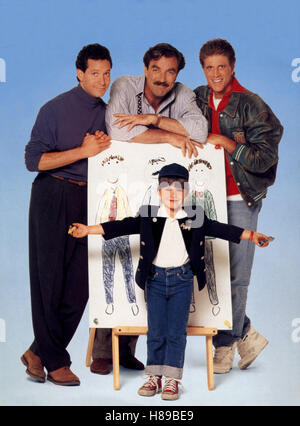 Drei Männer Und Eine Kleine Lady (drei Männer und ein wenig LADY) USA 1990, Regie: Emile Ardolino, STEVE GUTTENBERG, TOM SELLECK, TED DANSON (Hallo), ROBIN WISEMAN (Vo) Stockfoto