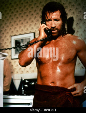 Hitman, (HITMAN) USA 1991, Regie: Aaron Norris, CHUCK NORRIS, Stichwort: Telefon Stockfoto