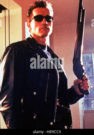 Terminator II - Tag der Abrechnung (TERMINATOR II), USA 1991, Regie; James Cameron, ARNOLD SCHWARZENEGGER, Stichwort: Gewehr Stockfoto