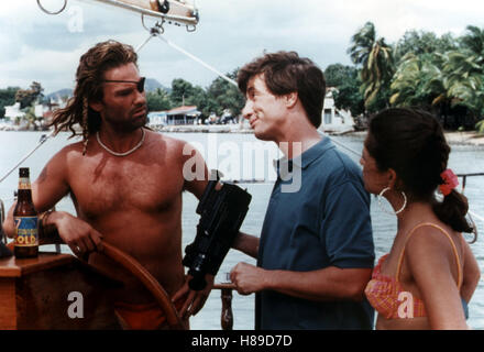 Captain Ron: Kreuzfahrt ins Glück, (CAPTAIN RON) USA 1992, Regie: Thom Eberhardt, KURT RUSSELL, MARTIN SHORT, MARY KAY PLACE, Stichwort: Augenklappe, Boot Stockfoto