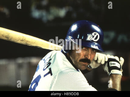 Mr-Baseball, (Herr BASEBALL) USA 1992, Regie: Fred Schepisi, TOM SELLECK, Stichwort: Baseballschläger Stockfoto