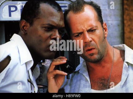 Noch Langsam: Jetzt Erst Recht, (sterben schwer mit A VENGEANCE) USA 1994, Regie: John McTiernan, Samuel, BRUCE WILLIS, Stichwort: Telefon Stockfoto