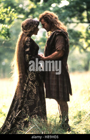 Braveheart, (BRAVEHEART) USA 1995, Regie: Mel Gibson, SOPHIE MARCEAU, MEL GIBSON Stockfoto