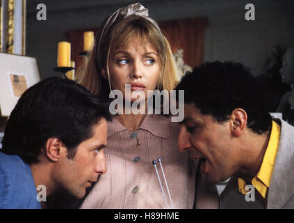 Zwei Väter Für Ein Baby, (LES DEUX PAPAS ET LA MAMAN) F 1995, Regie: Jean-Marc Longval, Smain, ANTOINE DE CAUNES, ARIELLE DOMBASLE, SMAIN, Stichwort: Schwanger, Bauch Stockfoto