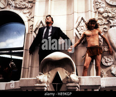 Aus Dem Dschungel in Den Dschungel (JUNGLE 2 JUNGLE) F 1997, Regie: John Pasquin, TIM ALLEN, SAM HUNTINGTON, Stichwort: Vater, Sohn, Fassadenkletterer, Lendenschurz Stockfoto