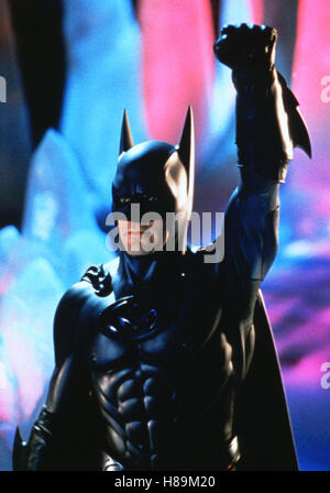 Batman & Robin (BATMAN & ROBIN) USA 1997, Regie: Joel Schumacher, GEORGE CLOONEY, Stichwort: Maske, Kostüm Stockfoto