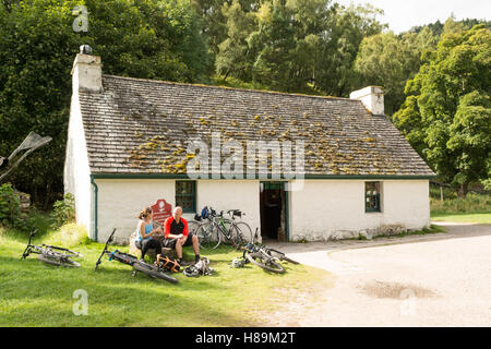 Loch ein Eilein Center - Galerie und Handwerk shop, Loch ein Eilein Rothiemurchus Estate, Aviemore, Schottland Stockfoto