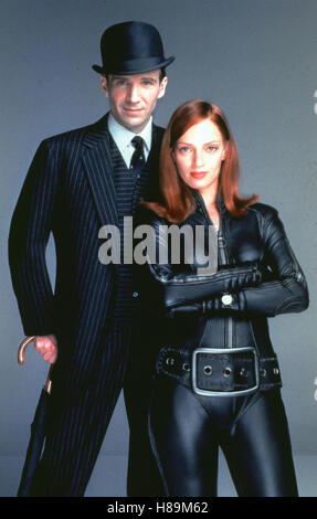 Mit Schirm, Charme Und Melone (THE AVENGERS), USA 1997, Regie: Jeremiah Chechik, RALPH FIENNES, UMA THURMAN Stockfoto