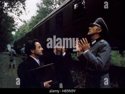 Zug des Lebens, (TRAIN DE VIE) NL-BEL-F 1998, Regie: Radu Mihaileanu, LIONEL ABELANSKI, CLEMENT HARARI, Stichwort: Soldat, Uniform, Waggon Stockfoto