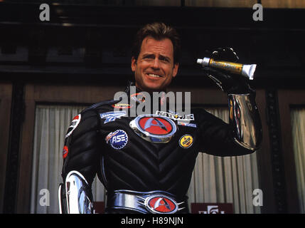 Mystery Men, (MYSTERY MEN) USA 1999, Regie: Kinka Usher, GREG KINNAER, Stichwort: Superman, Abzeichen, Tube Stockfoto