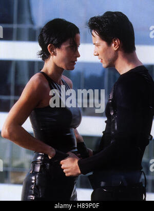 Matrix (MATRIX) USA 1999, Regie: Larry & Andy Wachowski, CARRIE-ANNE MOSS, KEANU REEVES Stockfoto