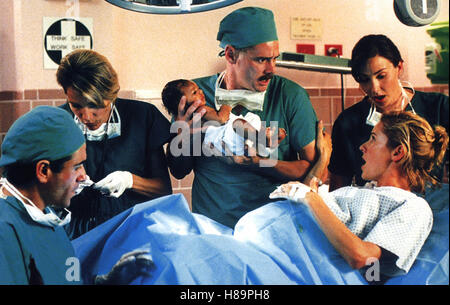 Ich, Beide & Sie, (mir, mich & IRENE) USA 2000, Regie: Bobby + Peter Farrelly, JIM CARREY, Stichwort: Kreissaal, Baby, Neugeborenes, Mutter, Geburt Stockfoto