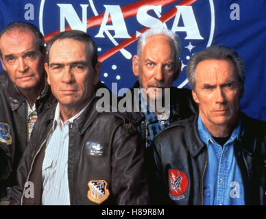 Space Cowboys (SPACE COWBOYS) USA 2000, Regie: Clint Eastwood, JAMES GARNER, TOMMY LEE JONES, DONALD SUTHERLAND, CLINT EASTWOOD, Stichwort: NASA Stockfoto