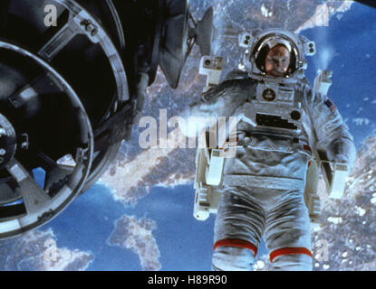 Space Cowboys (SPACE COWBOYS) USA 2000, Regie: Clint Eastwood, Stichwort: Astronaut, Raumanzug, Helm, Weltraum, Erde, Raumkapsel Stockfoto