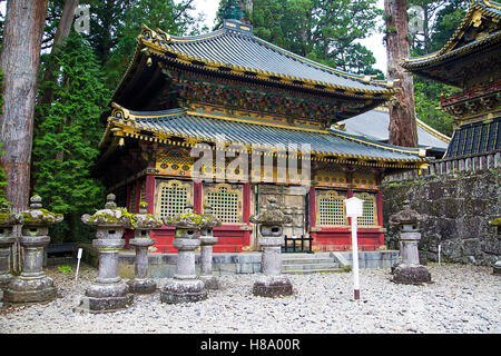 Blick auf Tōshōgū-Schrein in Nikko, Japan Stockfoto