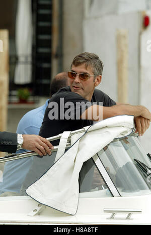 GEORGE CLOONEY GEORGE CLOONEY kommt Venedig 60. Venedig FILM FESTIVAL Italien 1. September 2003 Stockfoto