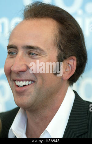 NICOLAS CAGE MATCHSTICK MEN PHOTOCALL 60. Venedig FILM FESTIVAL Italien 2. September 2003 Stockfoto