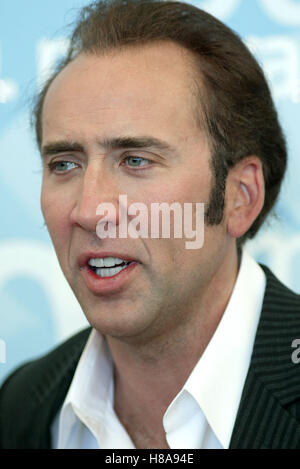 NICOLAS CAGE MATCHSTICK MEN PHOTOCALL 60. Venedig FILM FESTIVAL Italien 2. September 2003 Stockfoto