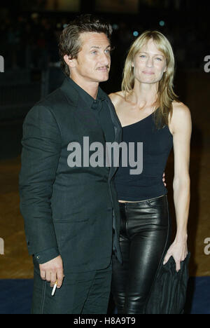 SEAN PENN & ROBIN WRIGHT PENN 21 Gramm FILM PREMIERE 60. Venedig FILM FESTIVAL 5. September 2003 Stockfoto