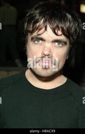 PETER DINKLAGE STATION AGENT LA NAVIGATIONSTASTE Sonnenuntergang 5 HOLLYWOOD LA USA 25. September 2003 Stockfoto