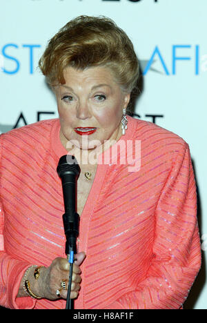 ESTHER WILLIAMS Geschenk zum 80. Geburtstag von HOLLYWOOD CINERAMA DOME HOLLYWOOD LA USA 6. November 2003 Stockfoto