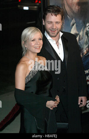 RUSSELL CROWE & DANIELLE SPENCER MASTER & COMMANDER: THE FAR SI ACADEMY OF MOTION PICTURE ARTS BEVERLY HILLS LOS ANGELES U 11 Stockfoto