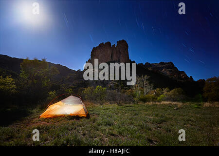 Nacht in der Wildnis Aberglaube Stockfoto