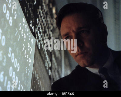 A Beautiful Mind - Genie Und Wahnsinn (A BEAUTIFUL MIND) USA 2001, Regie: Ron Howard, RUSSELL CROWE, Stichwort: objekthaften Stockfoto