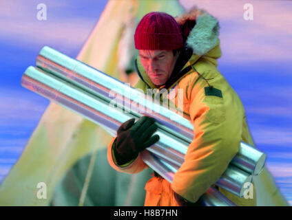 The Day After Tomorrow, (THE DAY AFTER TOMORROW) USA 2004, Regie: Roland Emmerich, DENNIS QUAID, Key: Mütze, Jacke, Pelz-Kragen Stockfoto