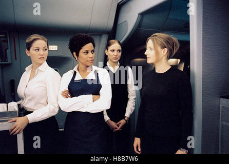 Flightplan - Ohne Jede Spur (FLIGHTPLAN) USA 2005, Regie: Robert Schwentke, MARLENE LAWSTON, JODIE FOSTER, Schlüssel: Mutter, Art, Flugzeug, Fenster Stockfoto