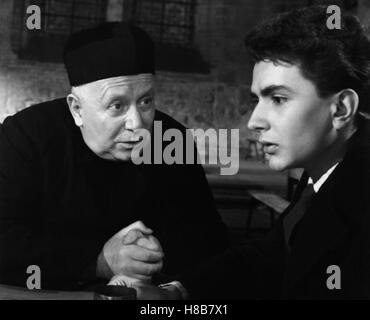 Heimliche Freundschaften, (LES AMITIES PARTICULIERES) F 1964 s/w, Regie: Jean Delannoy, LOUIS SEIGNER, FRANCIS LACOMBRADE, Schlüssel: Pater, Priester, Stockfoto