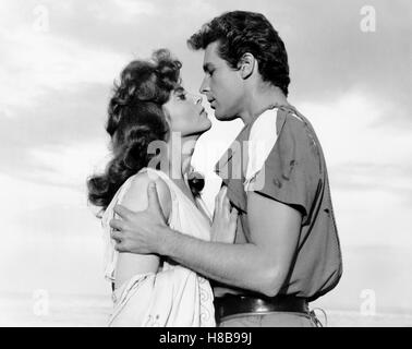 Sappho, Venus von Lesbos, (SAFFO, VENERE DI LESBOS) IT-F 1960, Regie: Pietro Francisci, TINA LOUISE, KERWIN MATHEWS, Schlüssel: Kuss Stockfoto