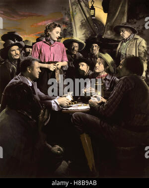 Kalifornien, USA (Kalifornien) 1946, Regie: John Farrow, BARBARA STANWYCK, RAY MILLAND, u.a.. Schlüssel: Kartenspieler, Western Stockfoto