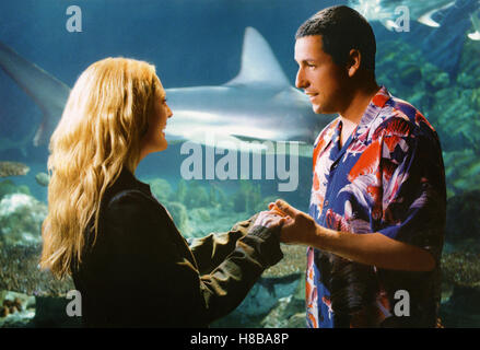 50 Erste Dates, (50 erste DATES) USA 2004, Regie: Peter Segal, DREW BARRYMORE, ADAM SANDLER, Schlüssel: Aquarium, Haifisch, Paar, Stockfoto
