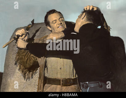 Tomahawk - Aufstand der Sioux, (TOMAHAWK) USA 1951, Regie: George Sherman, VAN HEFLIN, ALEX NICOL; Schlüssel: Western, Trapper, Waffe, Kampf, Stockfoto