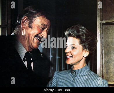 Der Letzte Scharfschütze, (THE SHOOTIST) USA 1976, Regie: Don Siegel, JOHN WAYNE, LAUREN BACALL Stockfoto