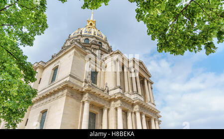 Ungültige Palast Fassade, Paris Stockfoto