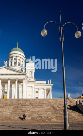 Helsinki Kathedrale Wahrzeichen im Senat quadratische Finnland Stockfoto