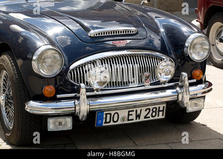 Deutschland, Teilnehmer einer Oldtimer-Rallye, ein Austin Healey 3000 Mk 3. Stockfoto