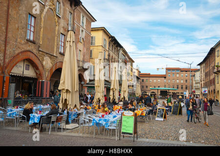 Piazza della Vittoria, Pavia, Lombardei, Italien Stockfoto