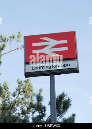 Bahnhof Leamington Spa Stockfoto