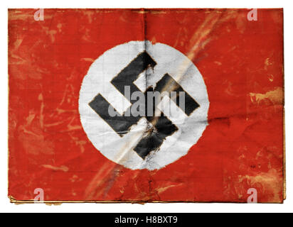 Die Flagge von Nazi-Deutschland. Stockfoto