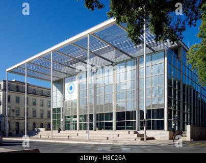 Carré d ' Art Nîmes, Frankreich Galerie & Bibliothek Stockfoto