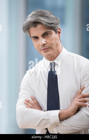 Porträt von zuversichtlich, chinesischer Unternehmer Stockfoto