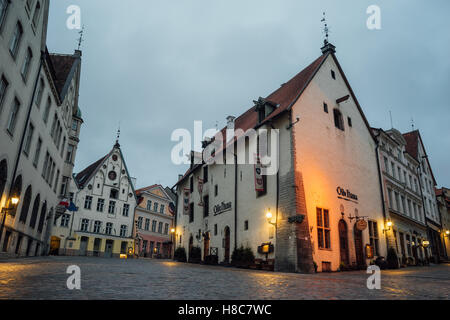 Olde Hansa Restaurantgebäude in der Tallinner Altstadt Stockfoto